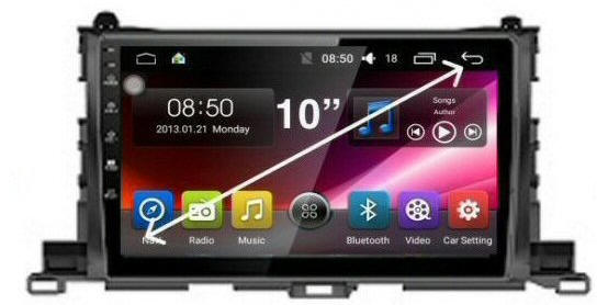 Toyota Kluger Stereo