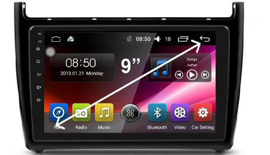 Volkswagen Polo Stereo Head Unit